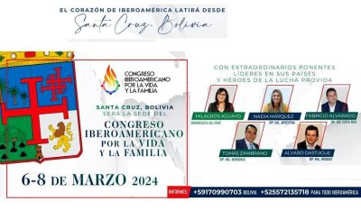 Ya llega el Congreso Iberoamericano por la Vida y la Familia